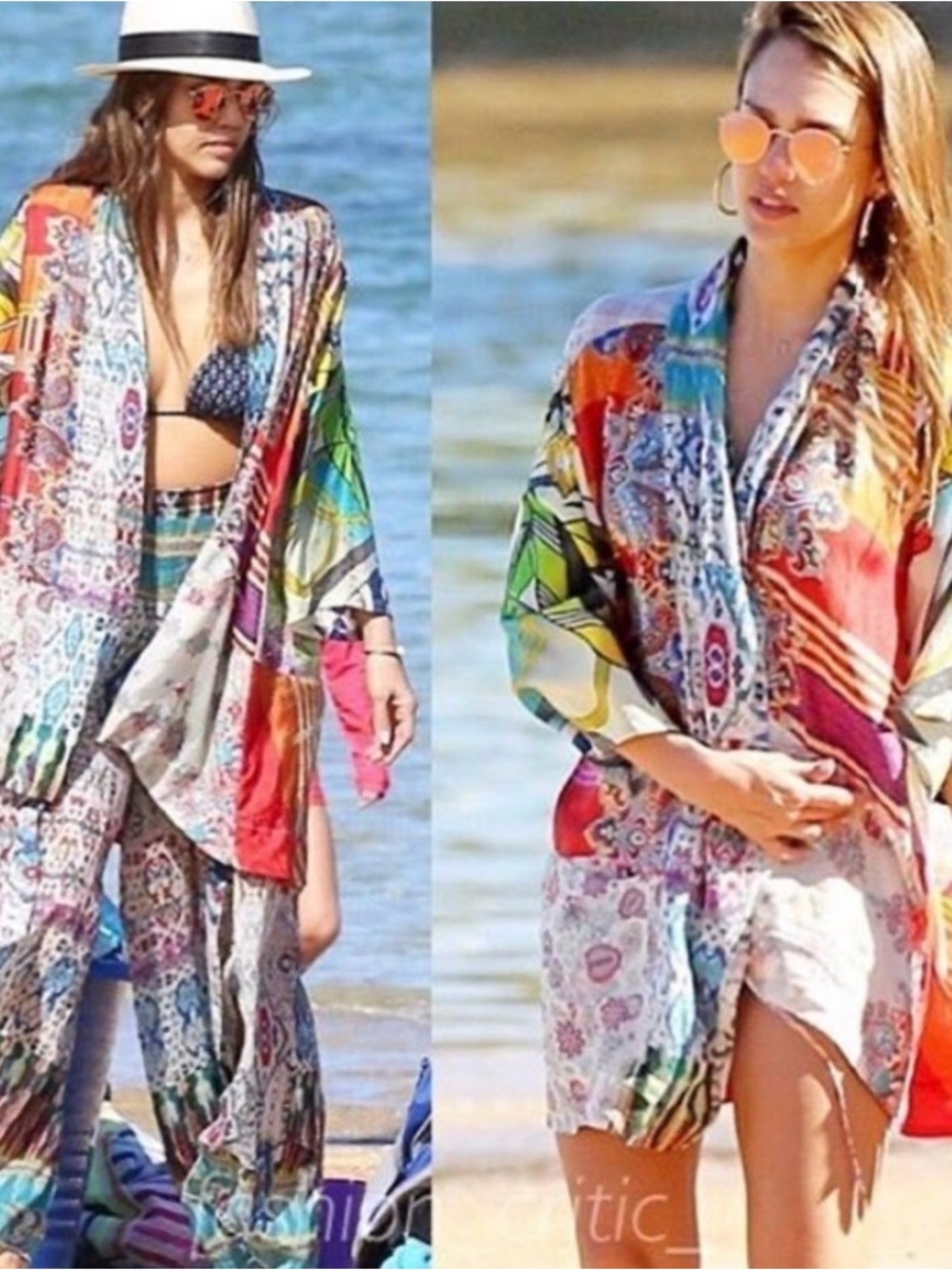 Johnny Was Otti Tia Silk Floral Kimono